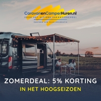 Zomerdeal: Camper huren met 5% korting in hoogseizoen